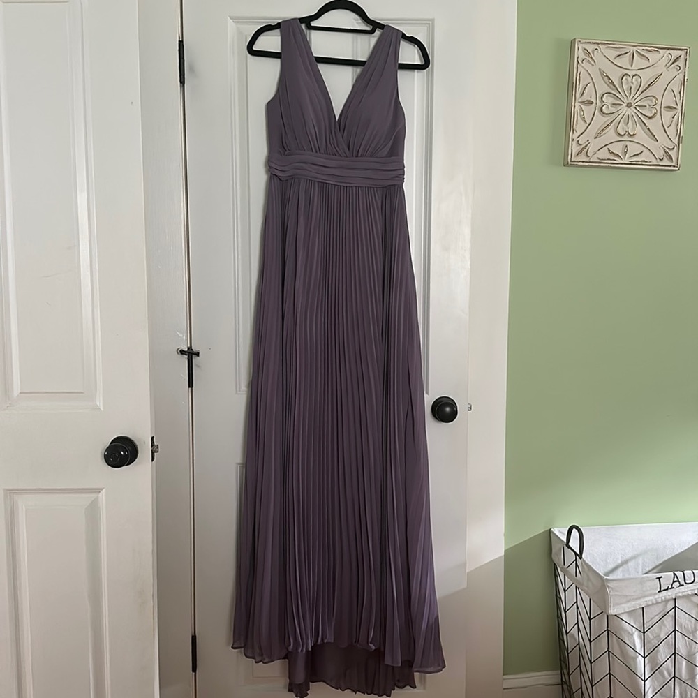 Light purple bridesmaid dress
